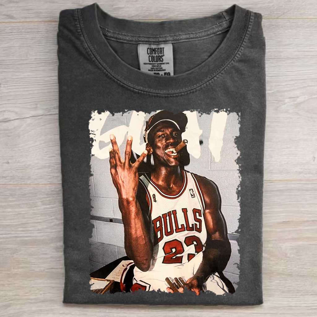 Basketball Retro Old Photo MJ T-Shirt