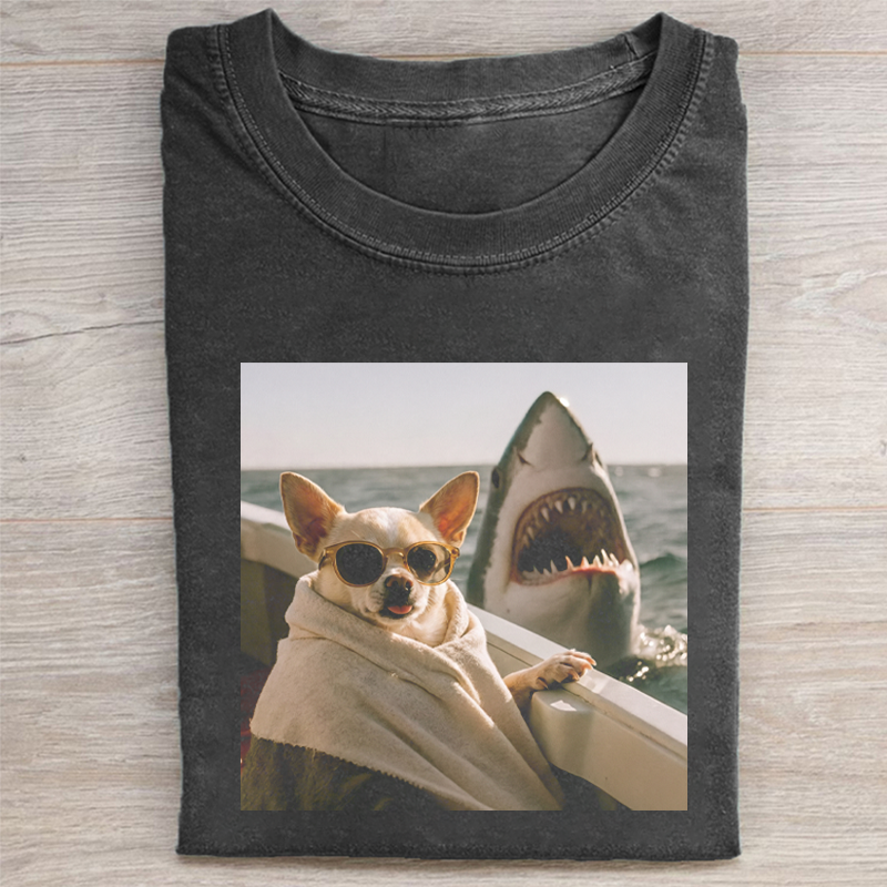 Funny Chihuahua Meme T-shirt - Vintage Washed Apparel by VanceMade