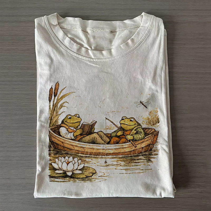 Vintage Frog and Toad T-shirt - Vintage Washed Apparel by VanceMade