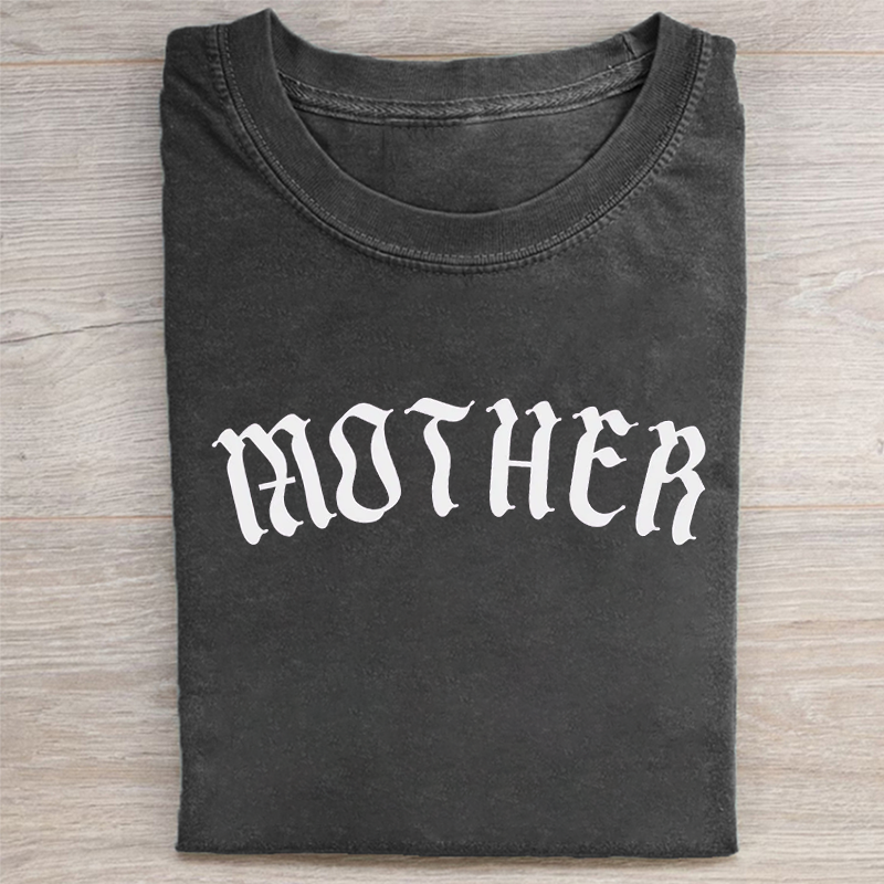 Mother Gothic T-shirt - Vintage Washed Apparel by VanceMade