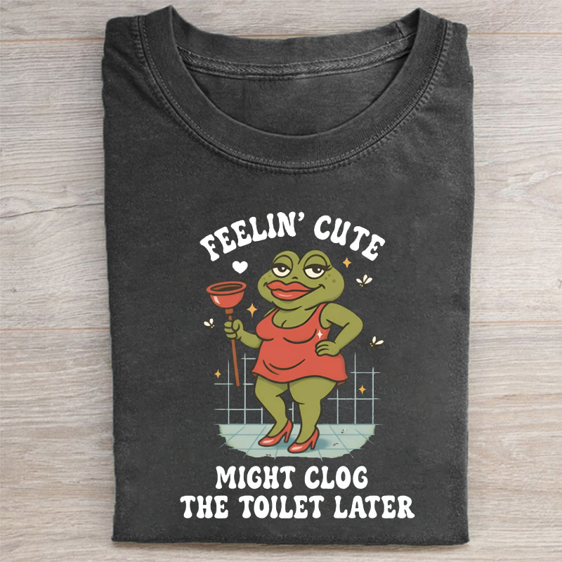 Swap Feeling Cute T-shirt - Vintage Washed Apparel by VanceMade