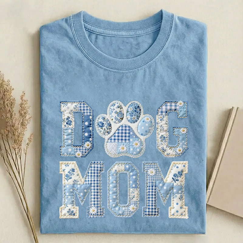 Dog Mom T-shirt - Vintage Washed Apparel by VanceMade