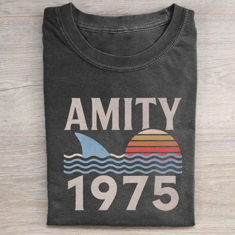 ShawnCraft® Official: Amity Island 1975 T-shirt - Premium Breathable Cotton Apparel