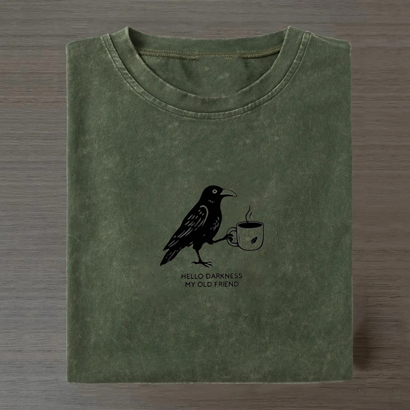 ShawnCraft® Official: Raven Crow Coffee T-shirt - Premium Breathable Cotton Apparel