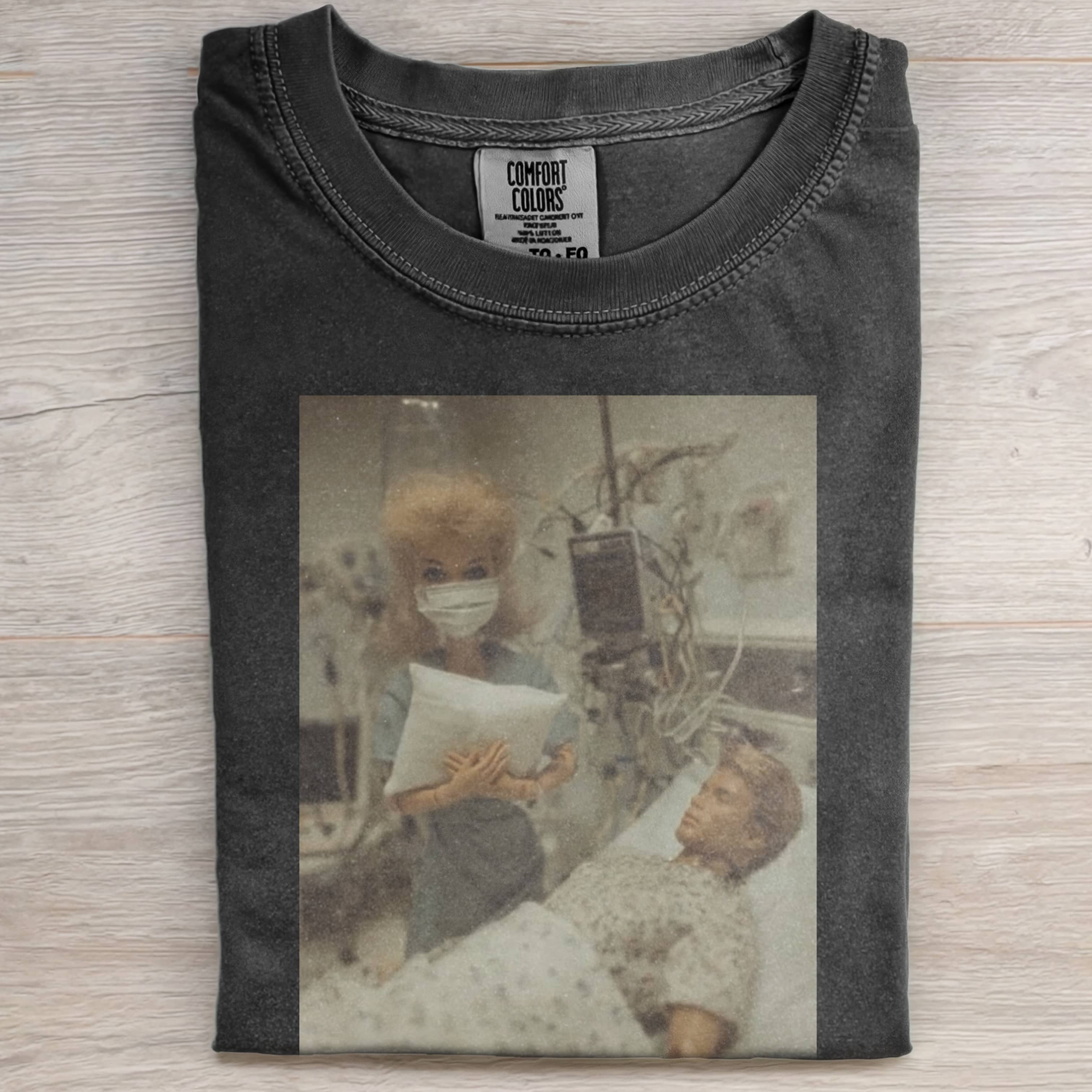 HOSPITAL NURSE Funny Doll FaceCORE TEE-ShawnCraft