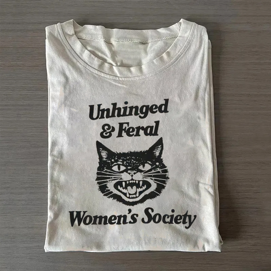 ShawnCraft® Official: Unhinged and Feral T-shirt - Premium Breathable Cotton Apparel