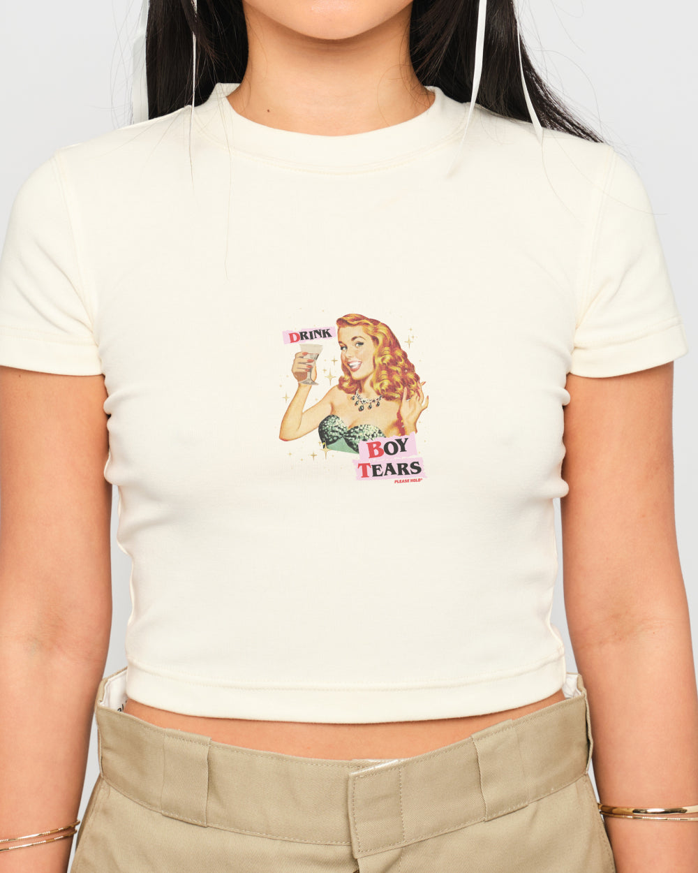 Drink Boy Tears Baby Tee-ShawnCraft