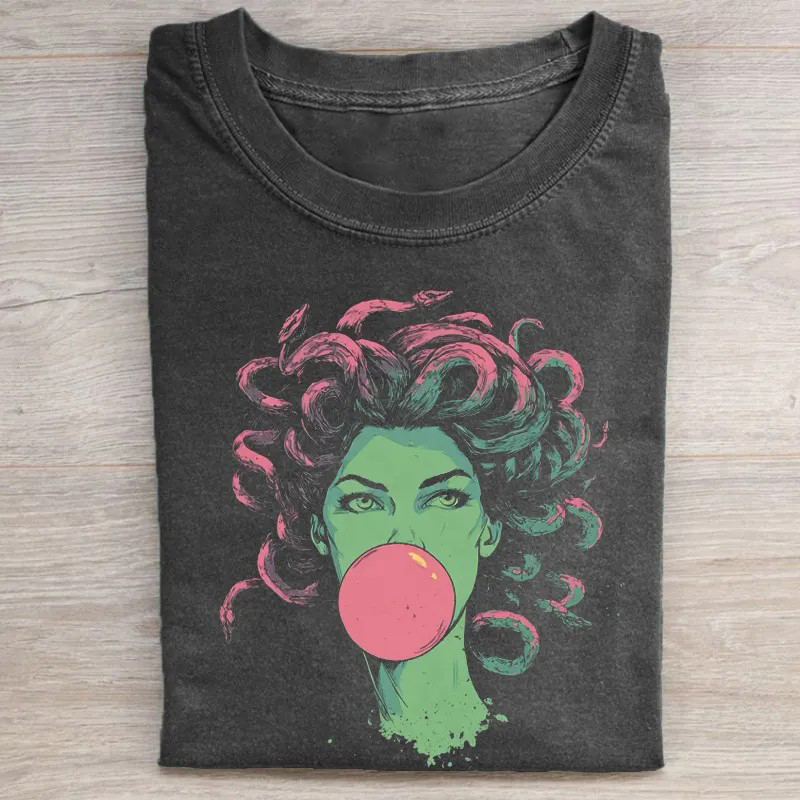 ShawnCraft® Official: Medusa Bubblegum T-shirt - Premium Breathable Cotton Apparel