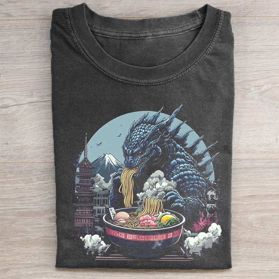 Funny Ramen Monster T-shirt-ShawnCraft