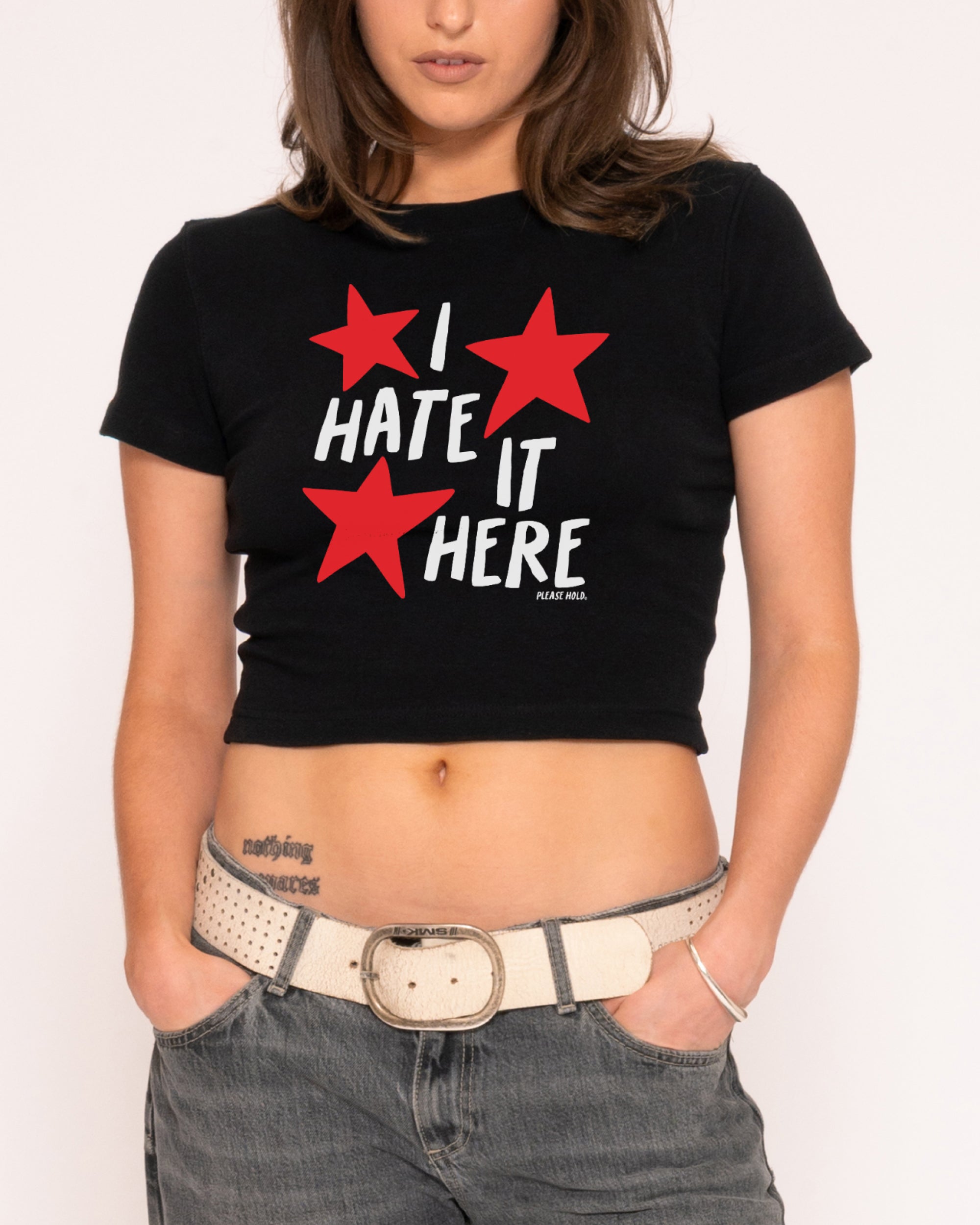 I Hate It Here Baby Tee-ShawnCraft