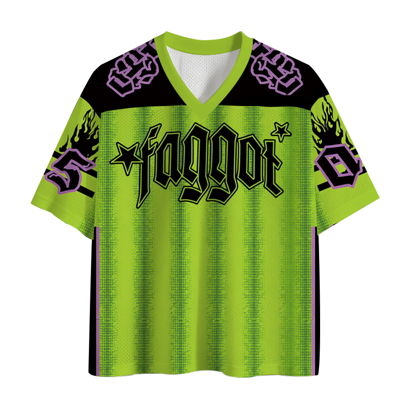 Faggot Stars Pride Mesh Jersey-ShawnCraft