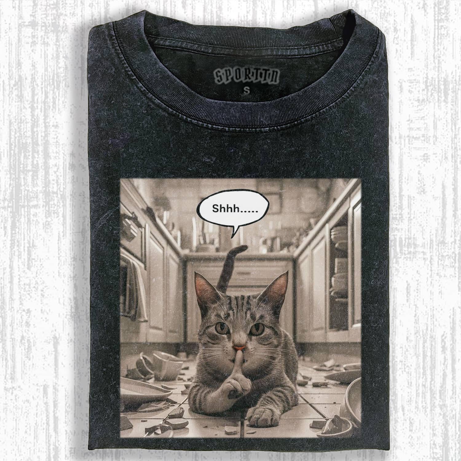 FUNNY CAT MEME ICON T-SHIRT-ShawnCraft