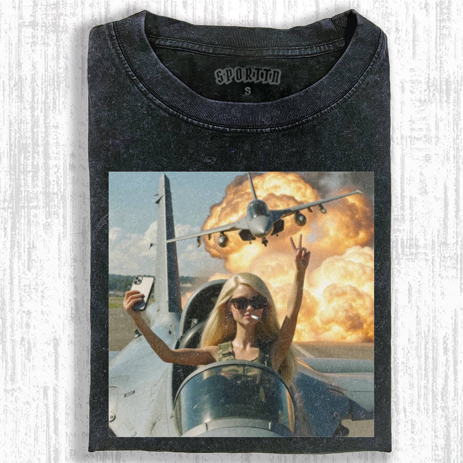 CHILL GIRL Funny Doll Face MEMES T-SHIRT-ShawnCraft