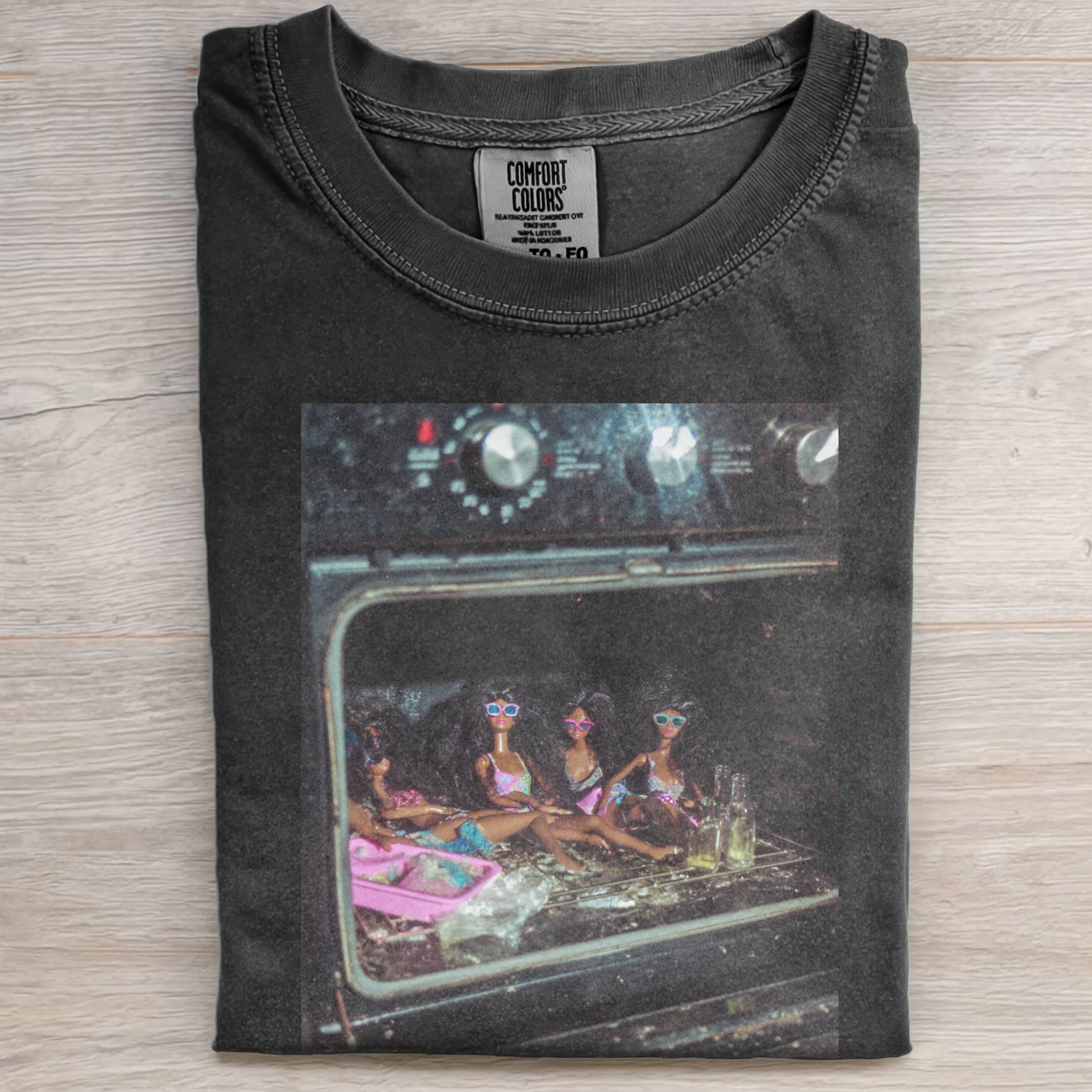 OVEN PARTY Funny Doll FaceCORE TEE-ShawnCraft