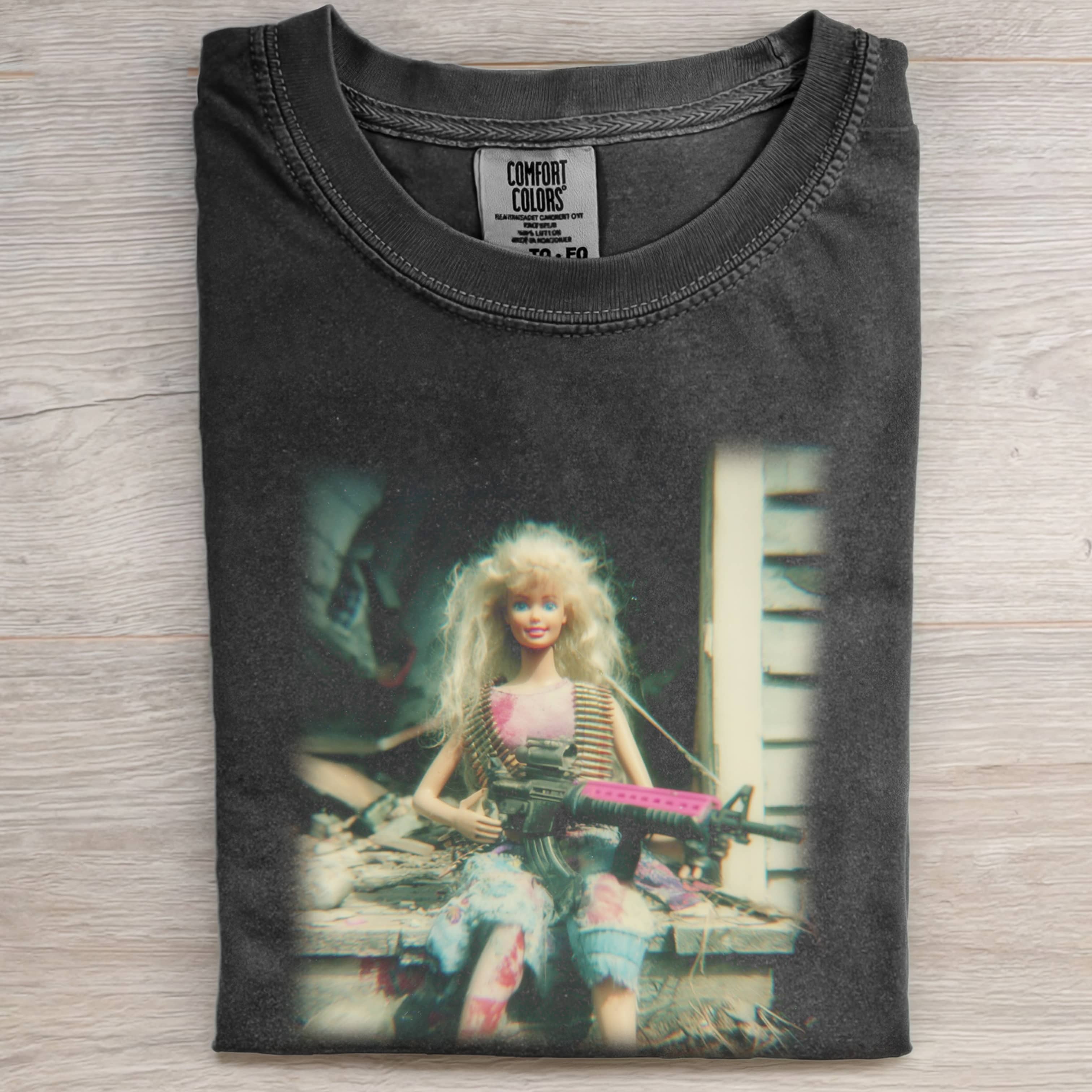 WAR Funny Doll Face GIRL TEE-ShawnCraft