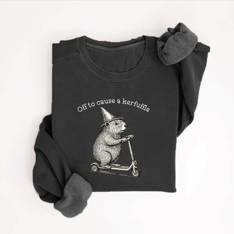 Off To Cause A Kerfuffle Sweatshirt-ShawnCraft