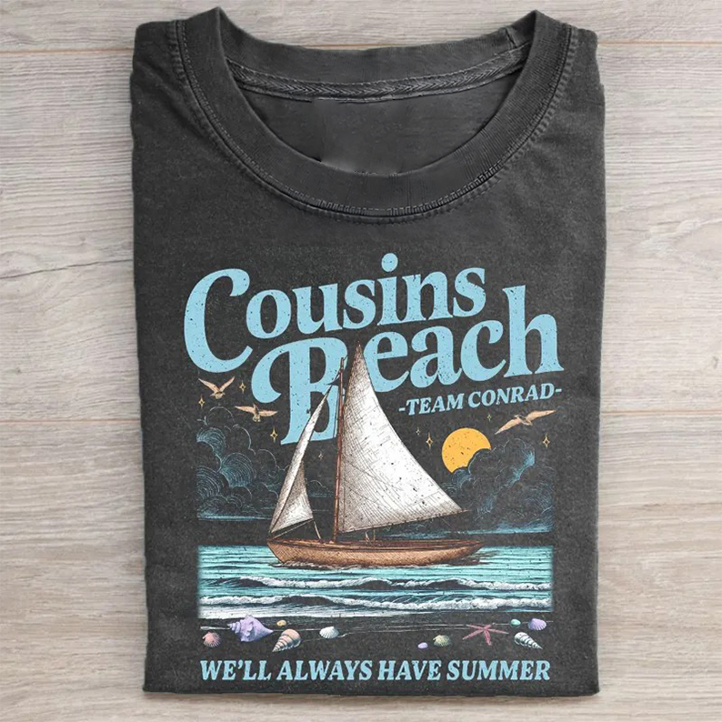 ShawnCraft® Official: Cousins Beach T-shirt - Premium Breathable Cotton Apparel
