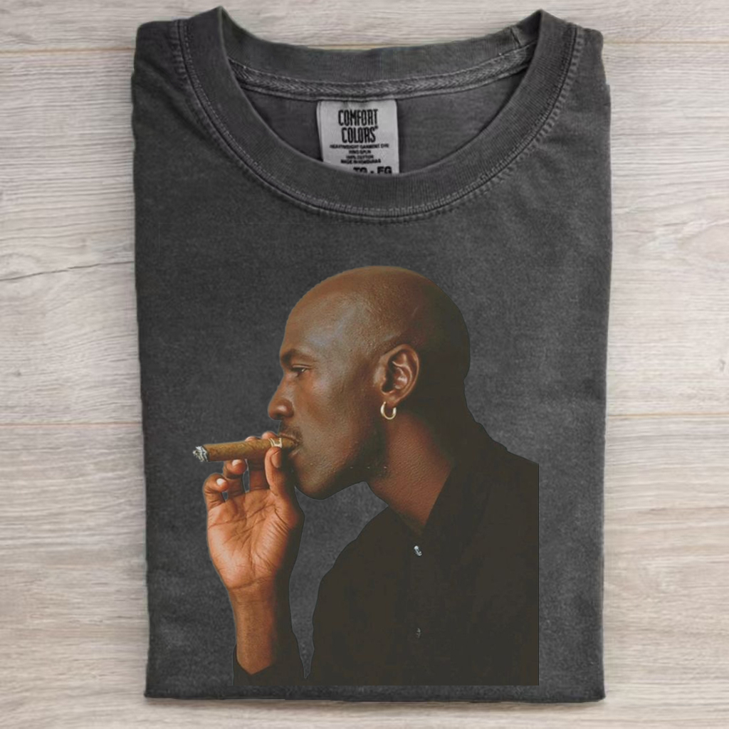 Basketball Retro Old Photo MJ T-Shirt