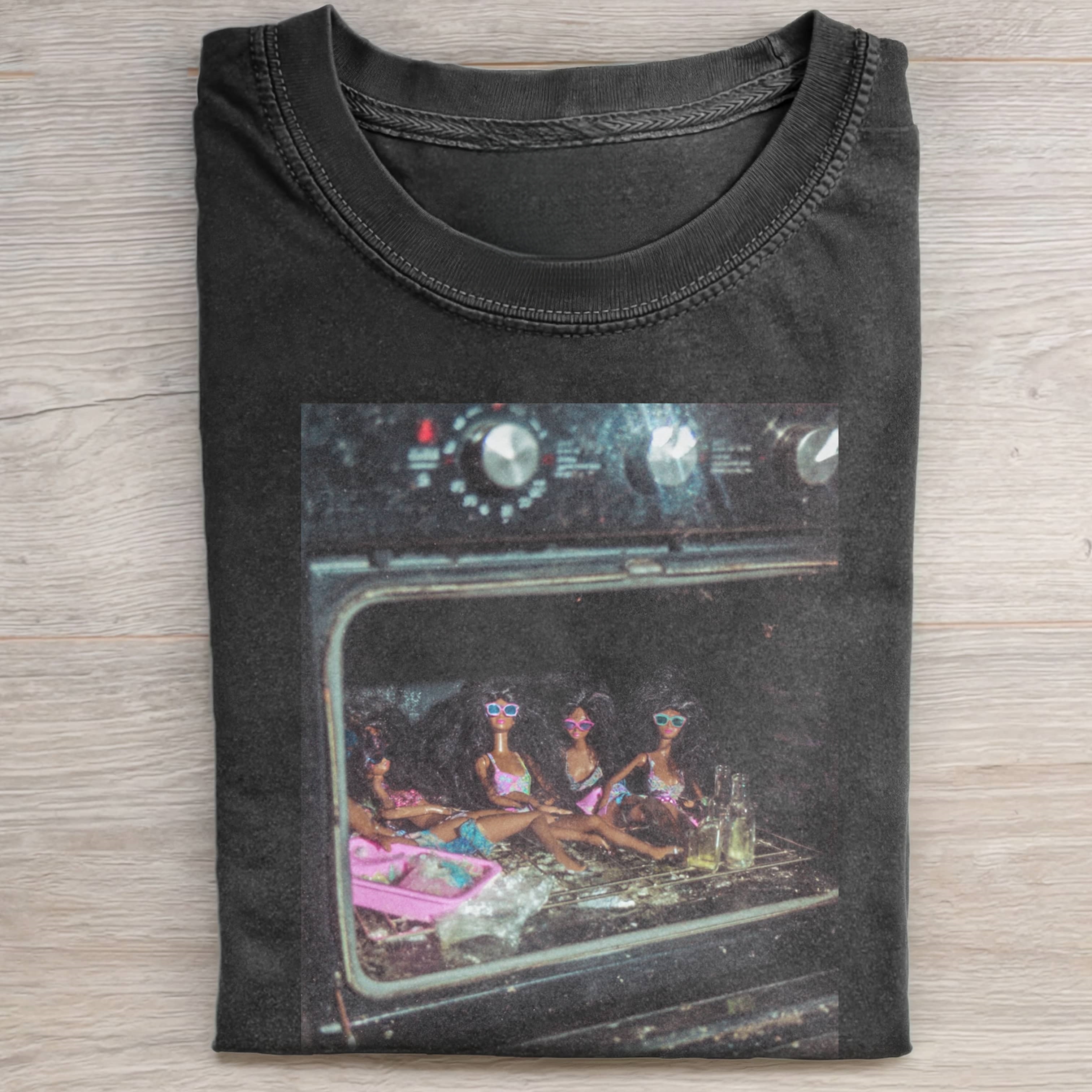 OVEN PARTY Funny Doll FaceCORE TEE
