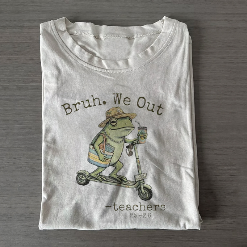 ShawnCraft® Official: Last Day of School Teacher T-shirt - Premium Breathable Cotton Apparel
