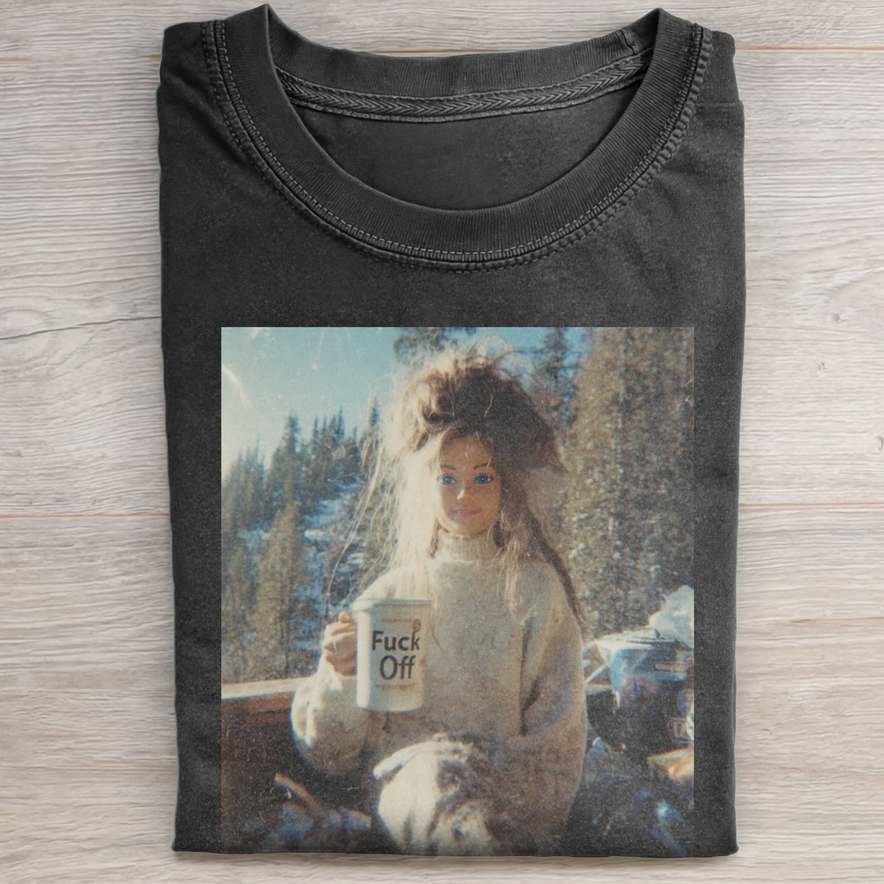 DOLL FACE RETRO COFFEE TEE