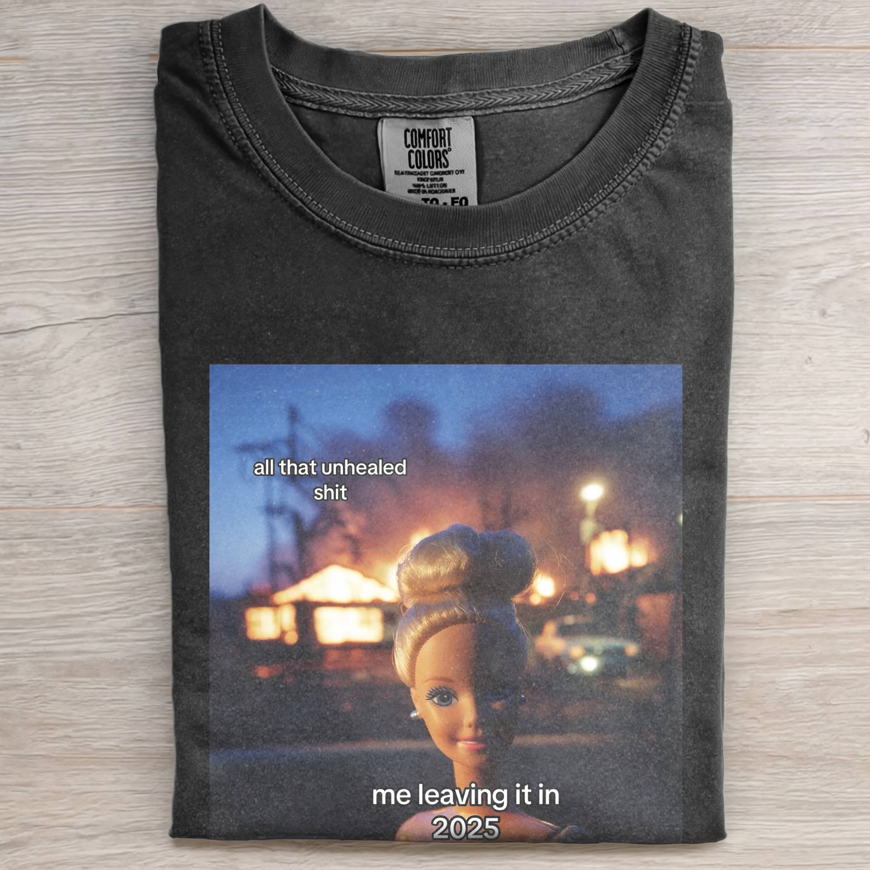 RETRO SLOGAN Funny Doll FaceCORE TEE-ShawnCraft