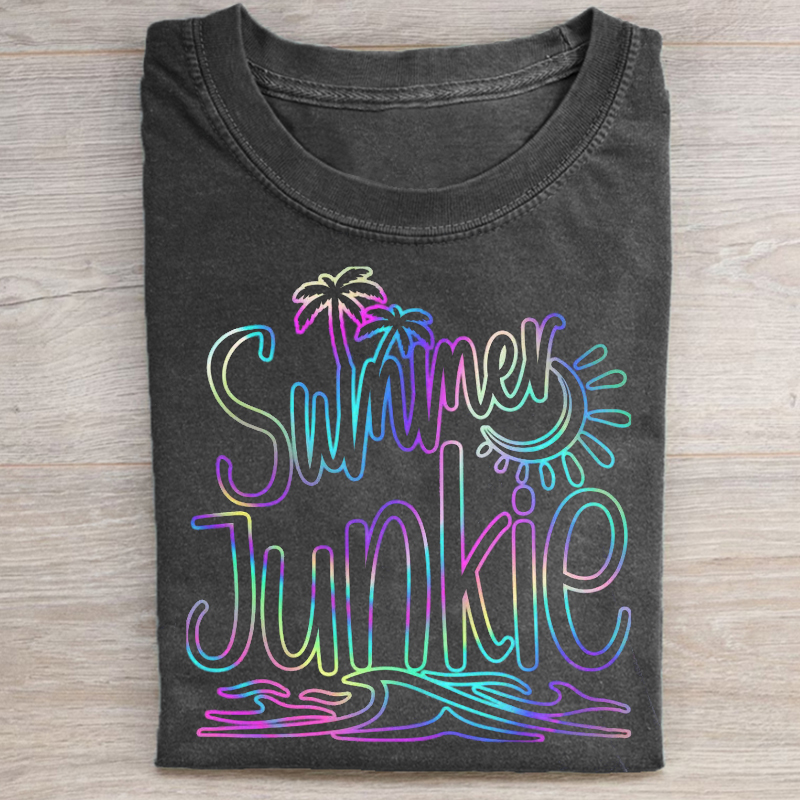 Beach Vacation T-shirt - Vintage Washed Apparel by VanceMade