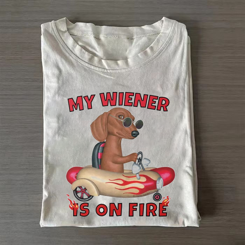 ShawnCraft® Official: Funny Dachshund T-shirt - Premium Breathable Cotton Apparel