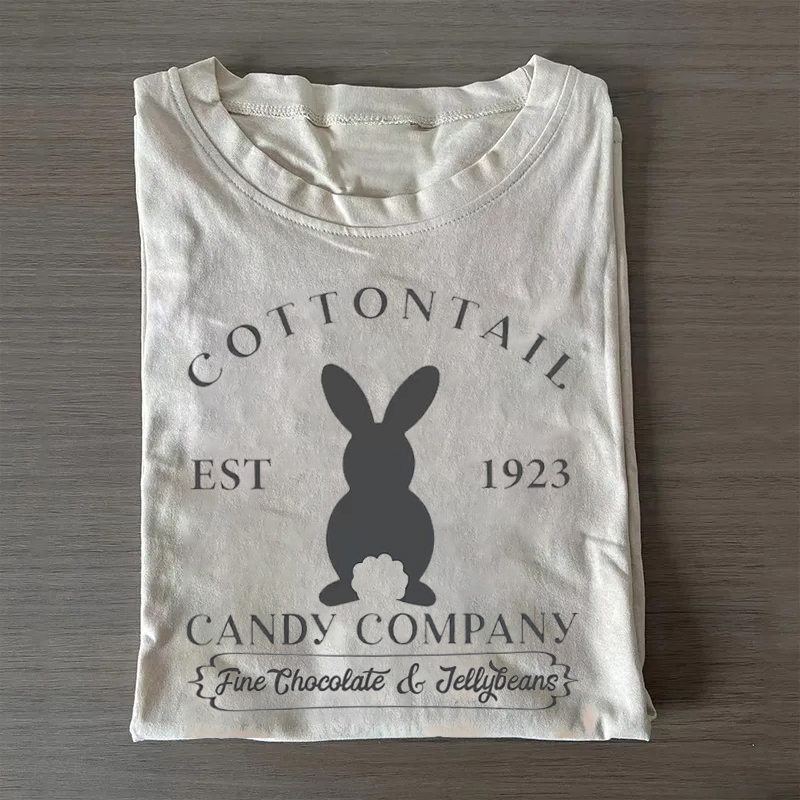 Cottontail Candy Company Easter T-shirt-ShawnCraft