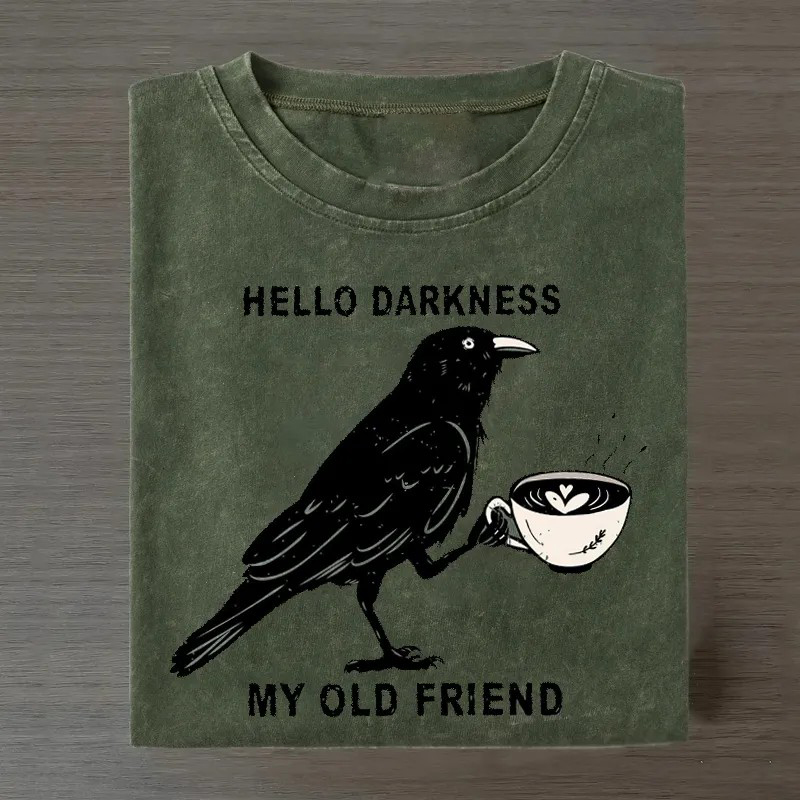 ShawnCraft® Official: Hello Darkness My Old Friend T-shirt - Premium Breathable Cotton Apparel