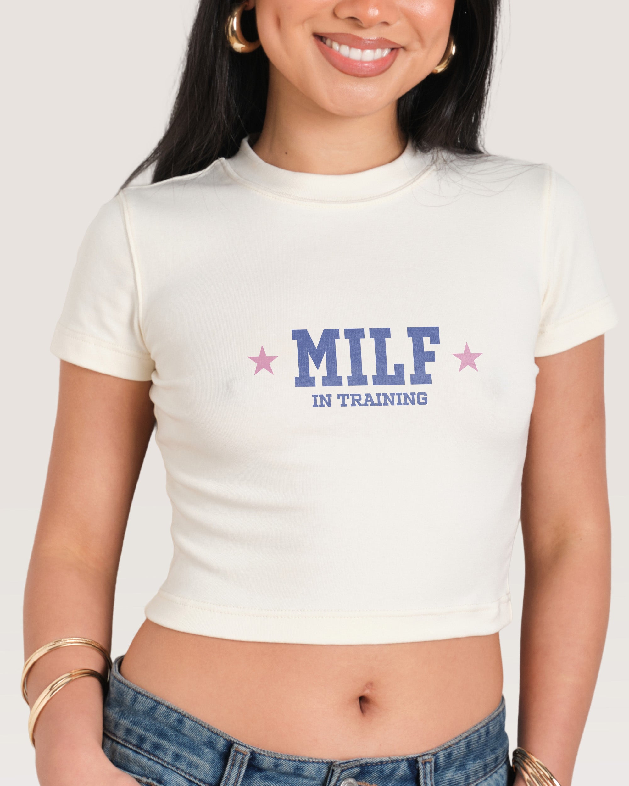 Milf in Training Baby Tee-ShawnCraft