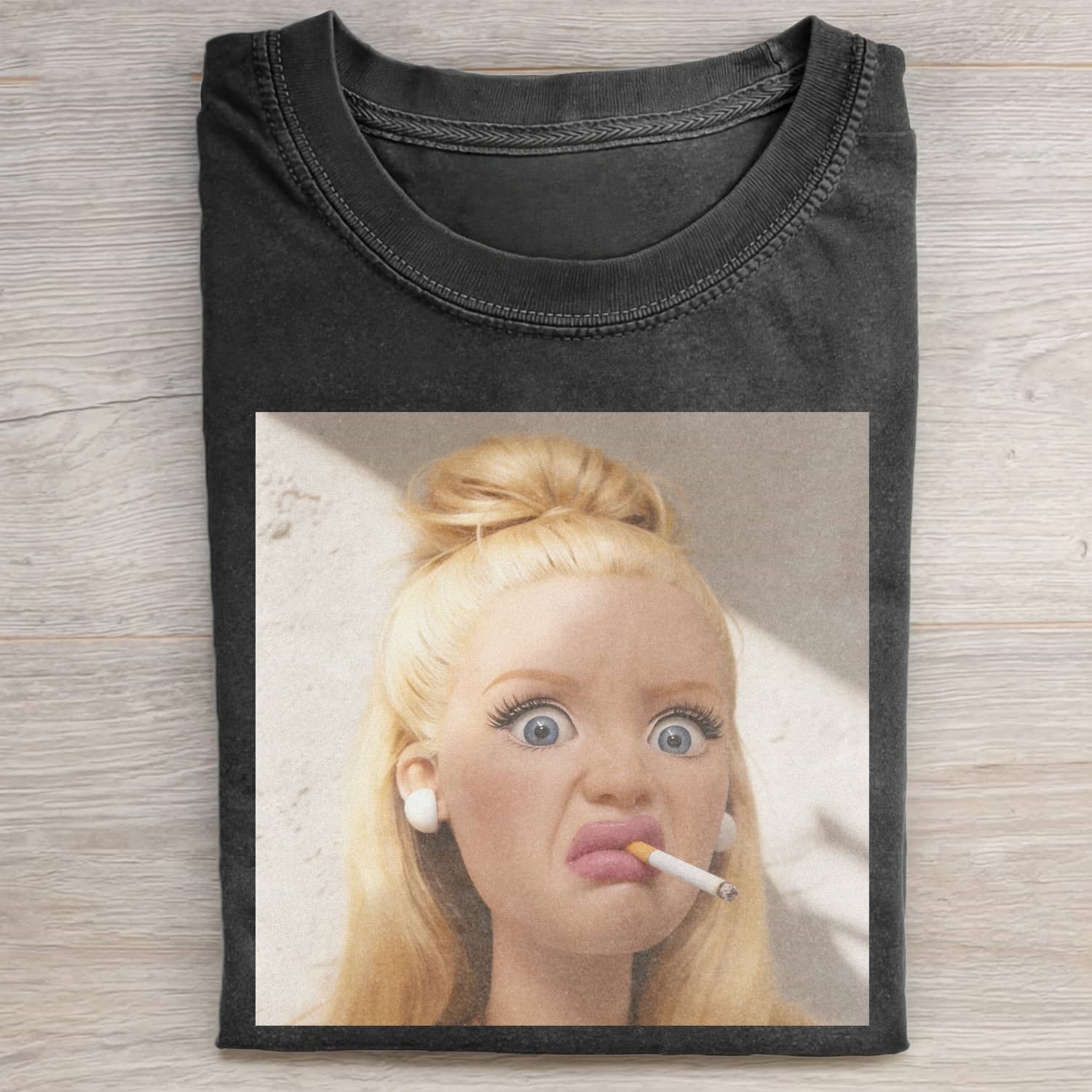 DOLL FACE SMOKING MOOD POV TEE
