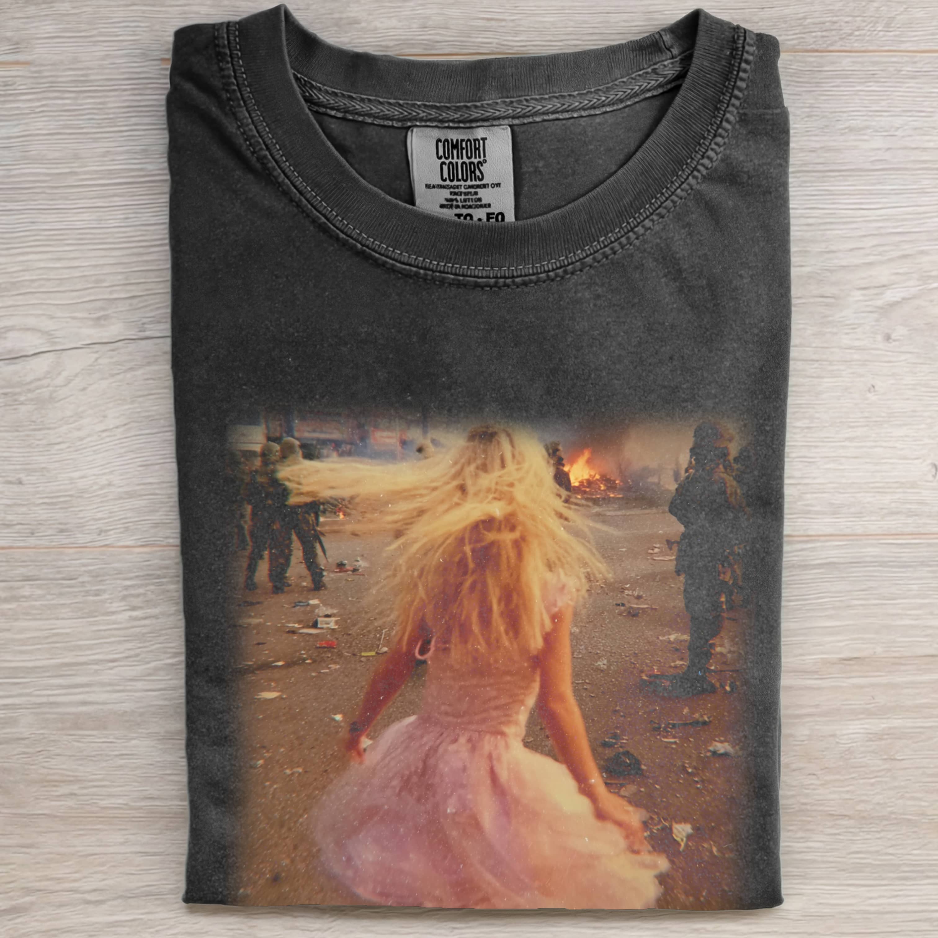 WAR Funny Doll Face BACK VIEW TEE-ShawnCraft