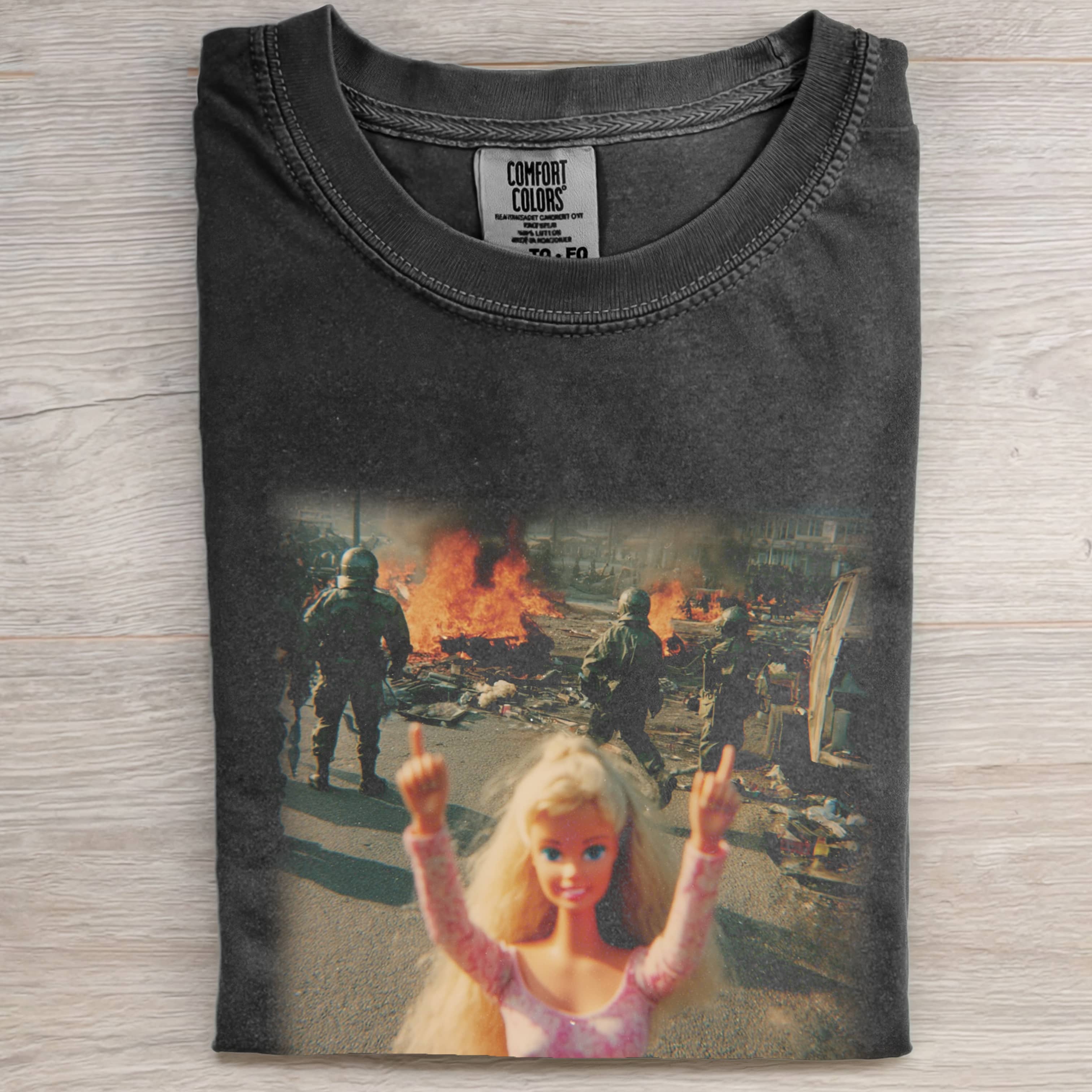 BATTLEFIELD Funny Doll Face TEE-ShawnCraft