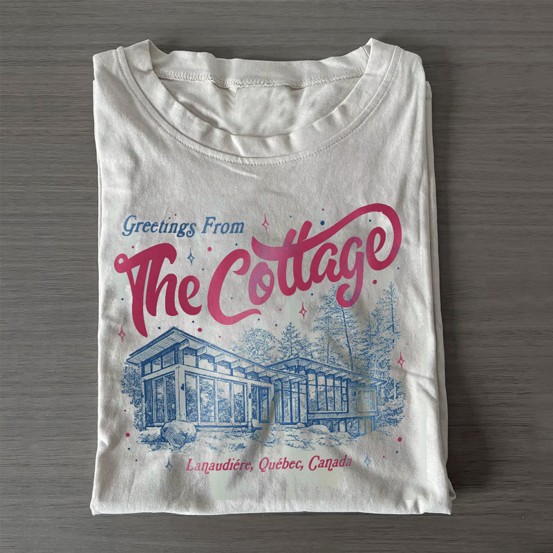Coming To The Cottage T-shirt-ShawnCraft
