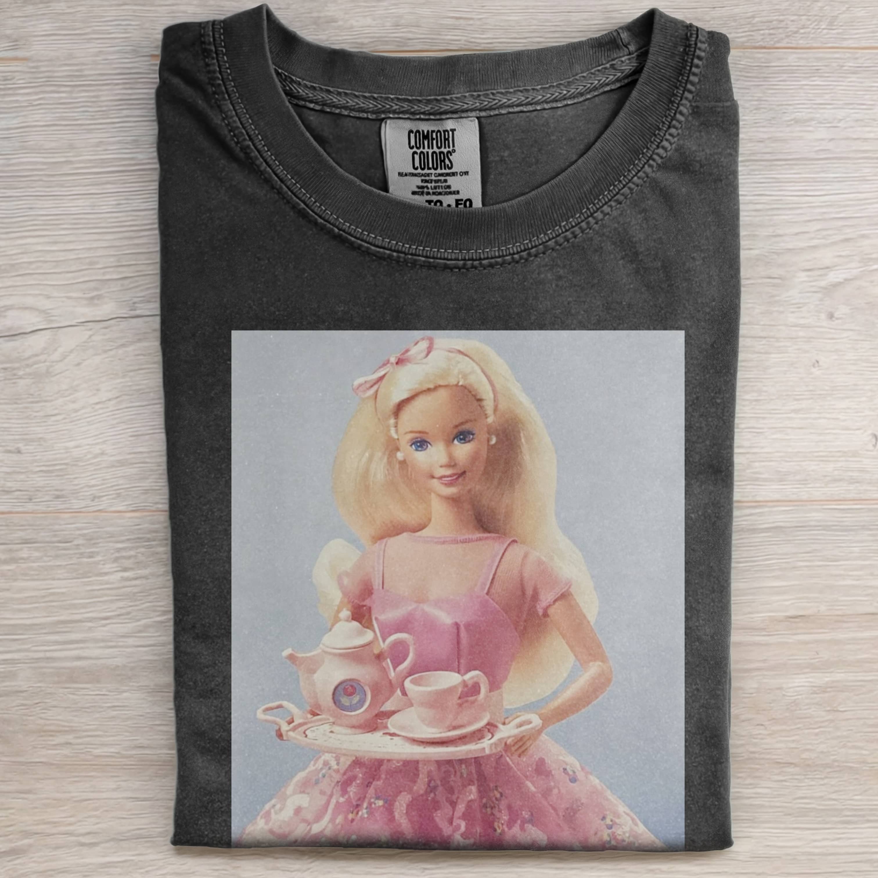 RETRO PRINCESS Funny Doll FaceCORE T-SHIRT-ShawnCraft