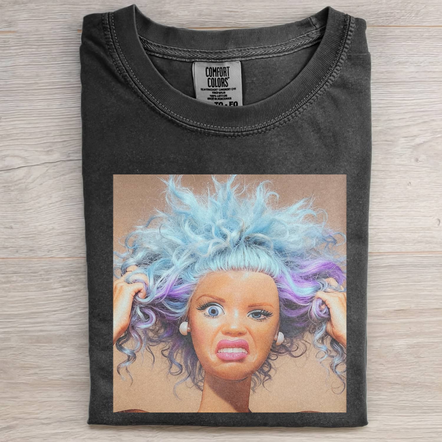 Funny Doll Face MEME ICON TEE-ShawnCraft