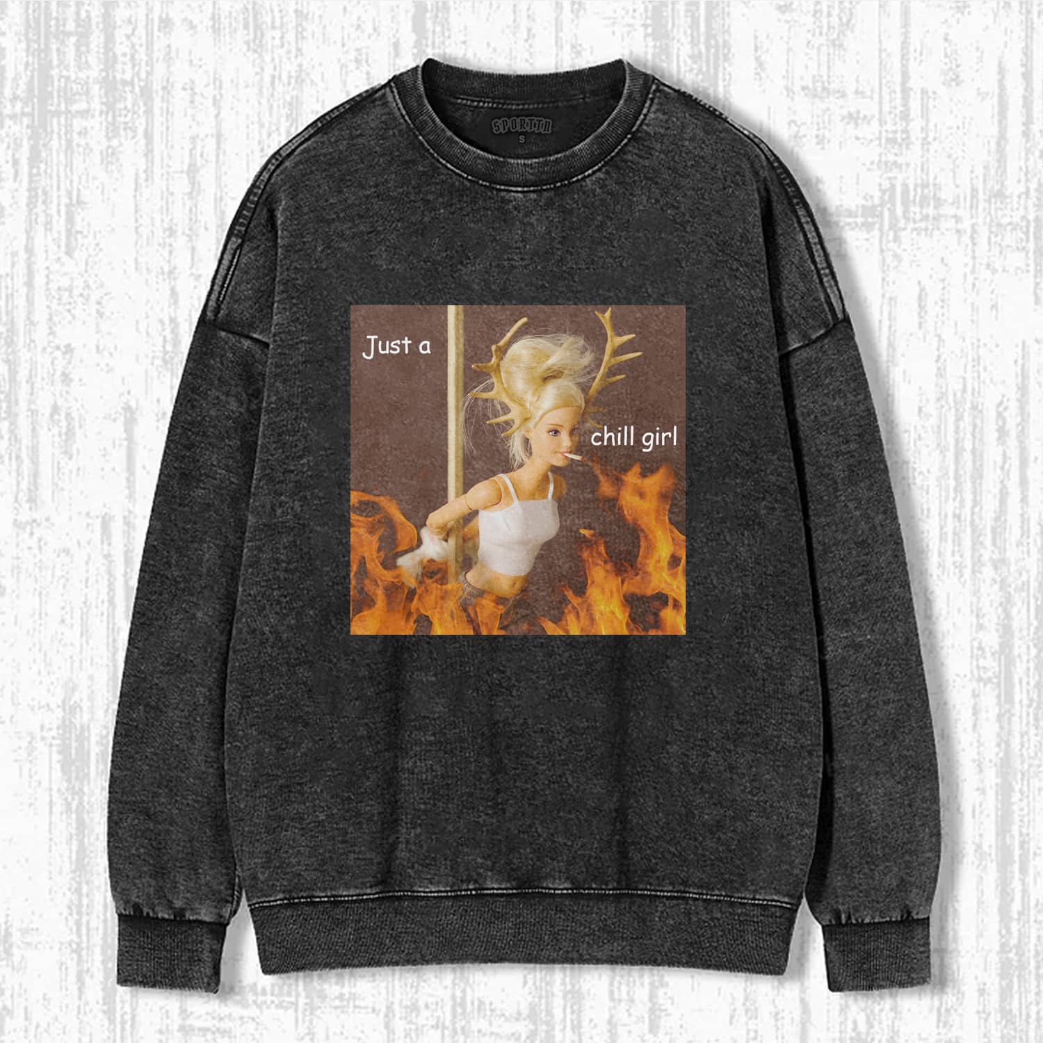 Funny Doll Face EMOJI MEME ICON SWEATSHIRTS & HOODIES-ShawnCraft