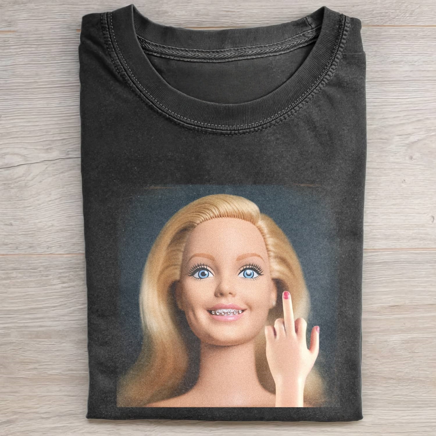 Funny Doll FaceCORE MEME MOOD ICON TEE