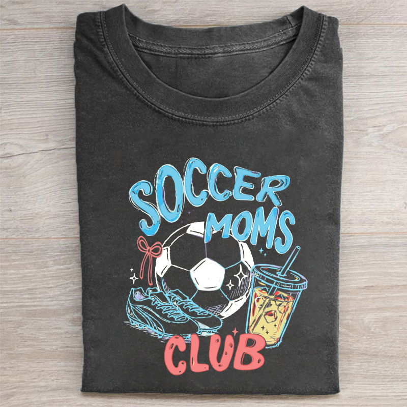 Soccer Moms Club T-shirt-ShawnCraft