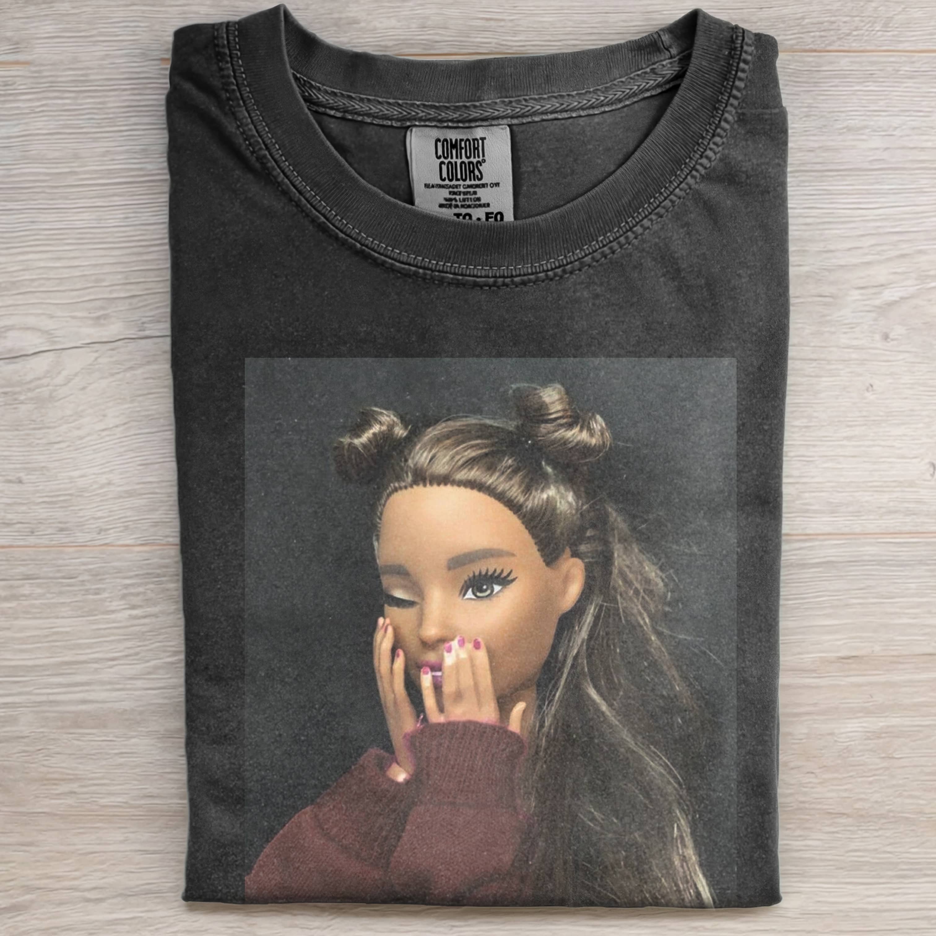 CRYING Funny Doll FaceCOREE T-SHIRT-ShawnCraft