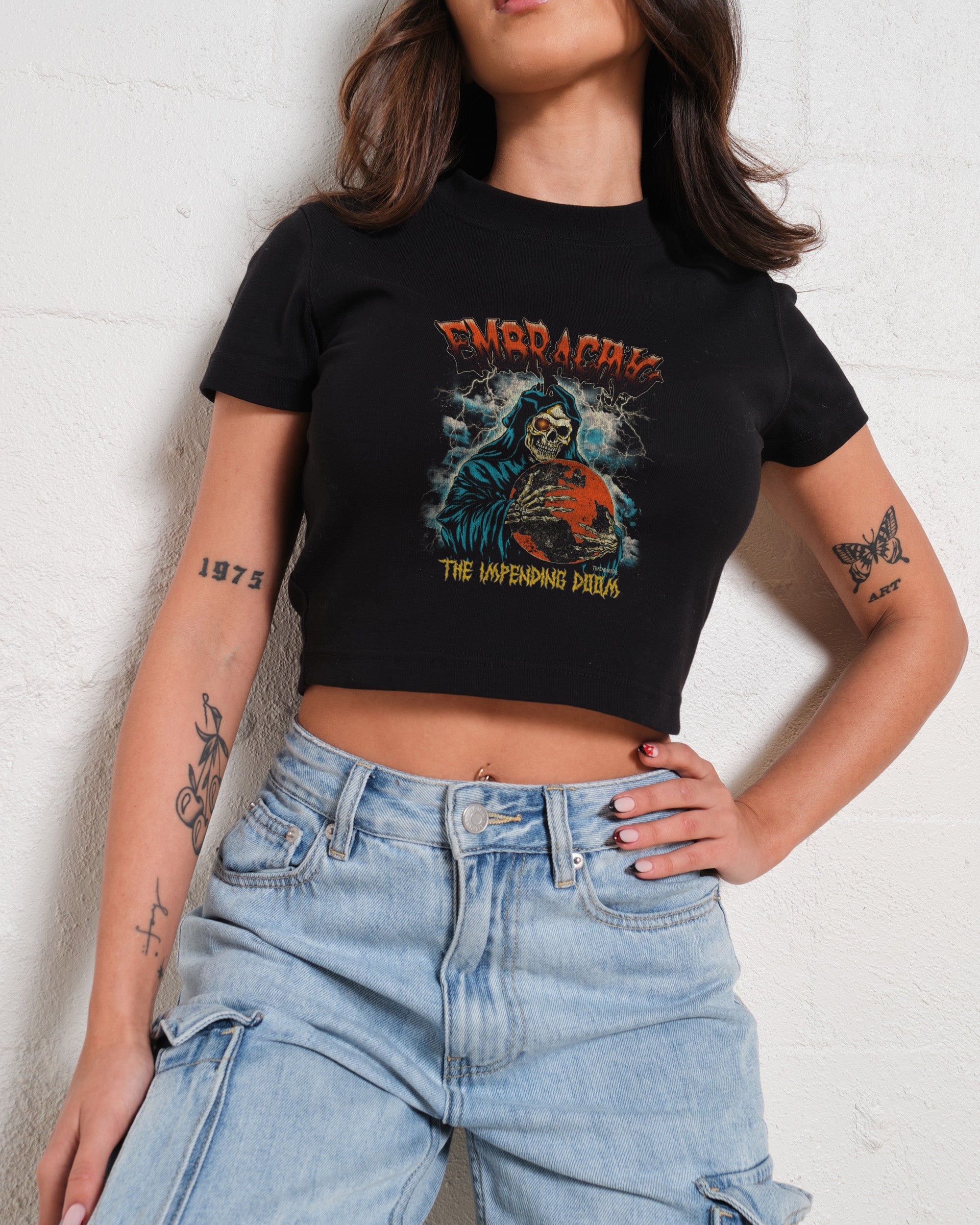 Embracing The Impending Doom Baby Tee-ShawnCraft