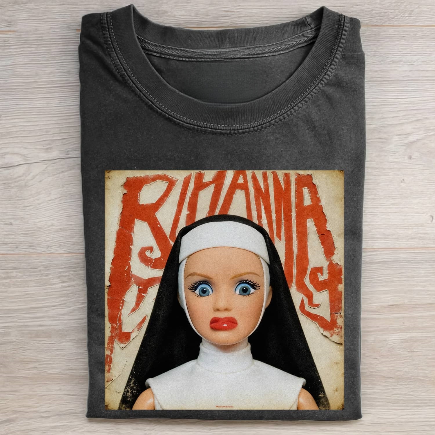 Funny Doll FaceCORE MEME MOOD ICON TEE