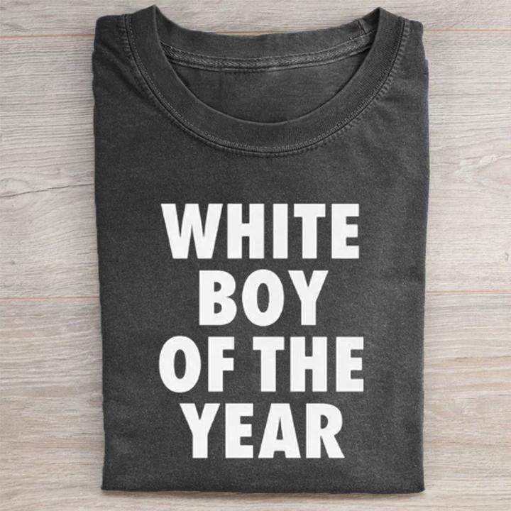 White Boy Of The Year T-shirt-ShawnCraft