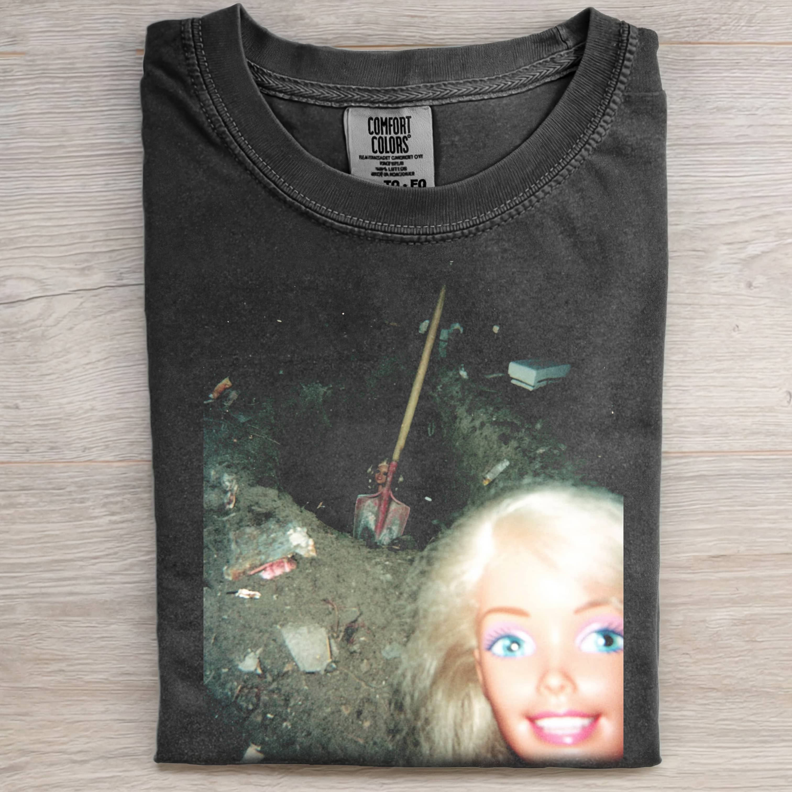 Funny Doll Face SELFIE SHORT-SLEEVED T-SHIRT-ShawnCraft