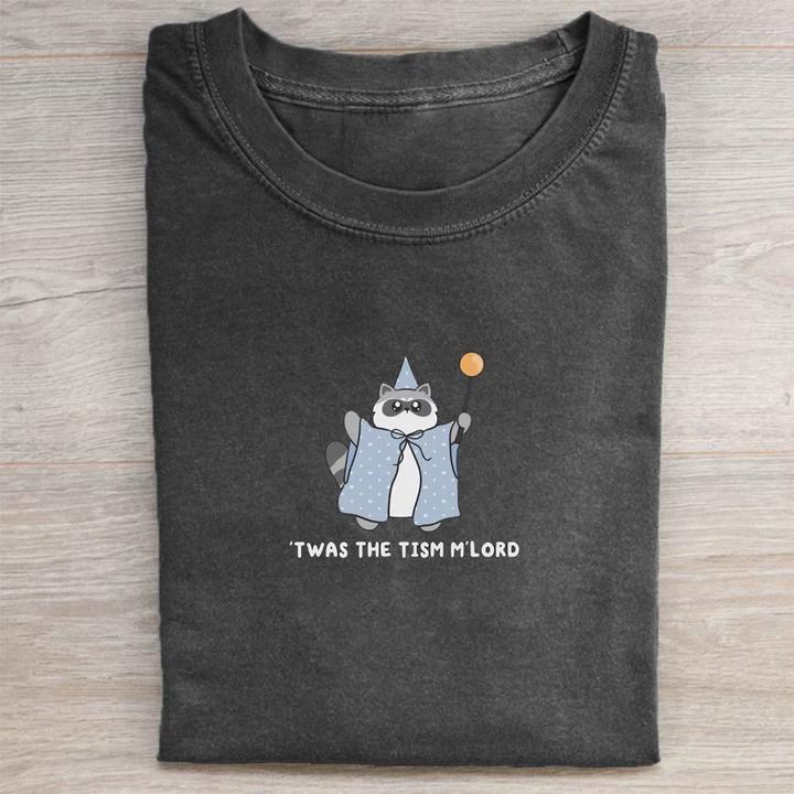 Twas The Tism Mlord Raccoon T-shirt-ShawnCraft