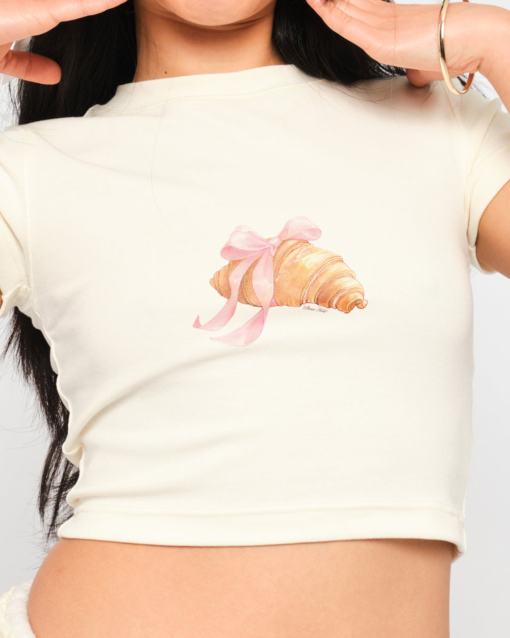 Croissant Baby Tee-ShawnCraft