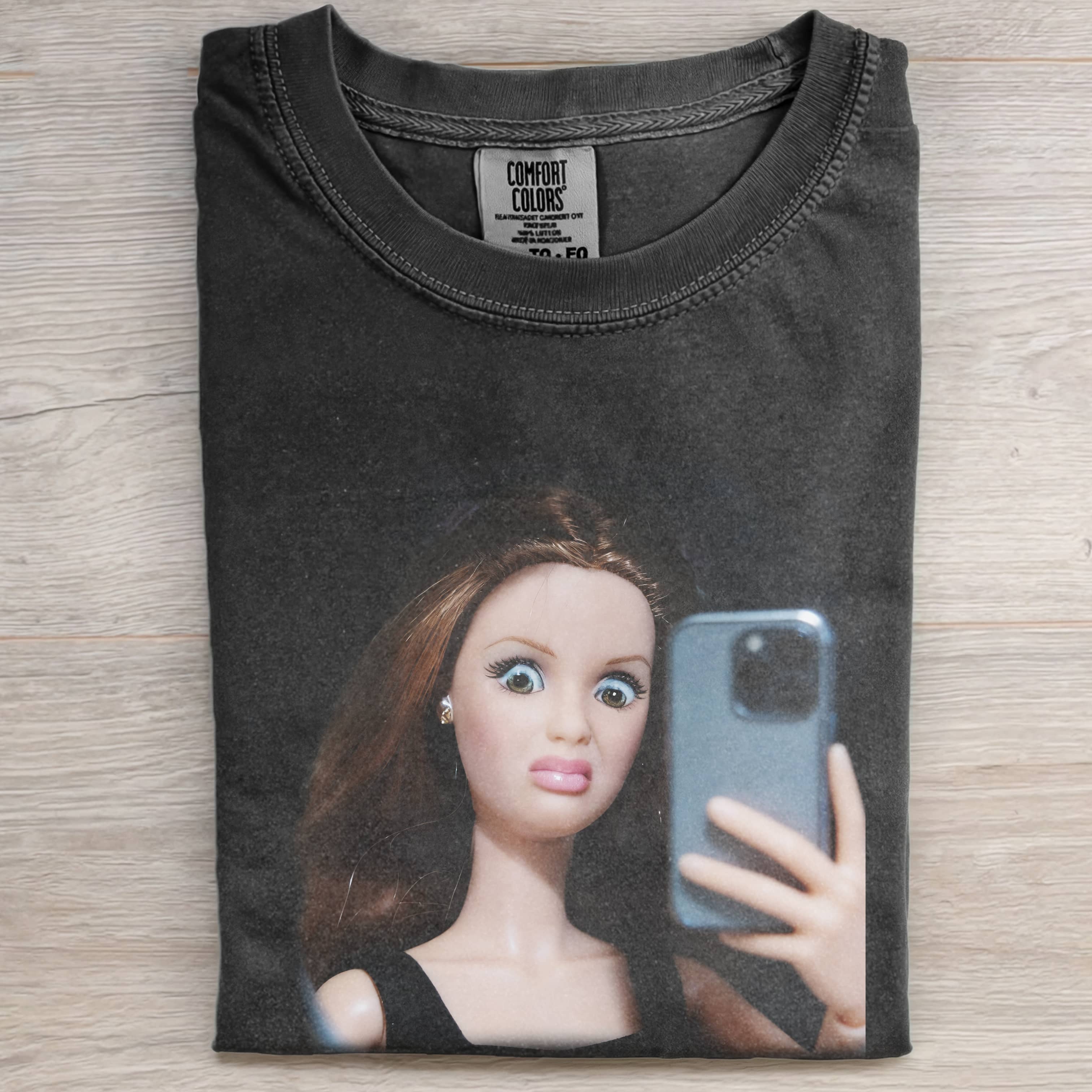 Funny Doll FaceCORE SELFIE TEE-ShawnCraft