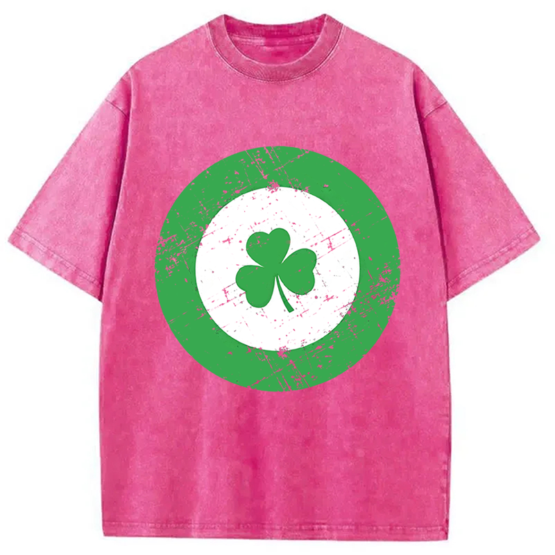 Awesome St Patricks Day Washed T-Shirt-ShawnCraft