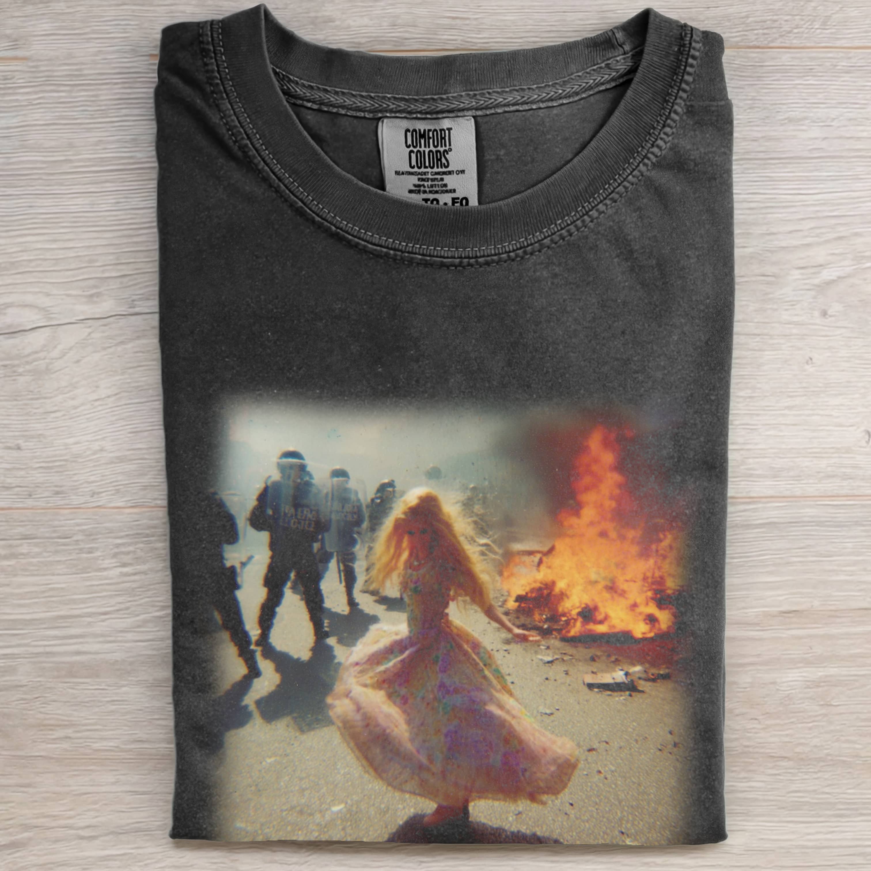 BATTLEFIELD DANCE Funny Doll Face TEE-ShawnCraft